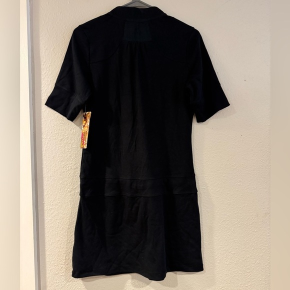 Lolë Black Short Sleeve Dress size Medium - Picture 9 of 10